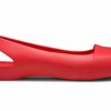 Crocs (WMNS) Flat κόκκινα σανδάλια 202811-8C1