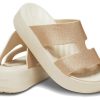 Crocs (WMNS) Getaway Platform H-Strap σανδάλια “White Brown” 209667-160
