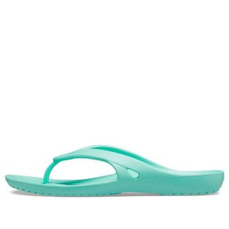 Crocs (WMNS) Kadee 2 Cozy αντιολισθητικές αθλητικές παντόφλες πράσινες 202492-3U3