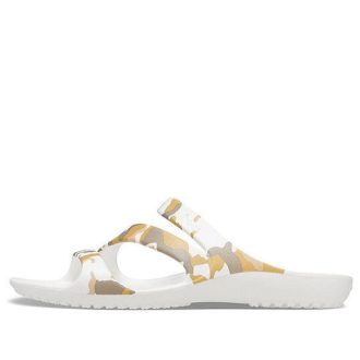Crocs (WMNS) Kadee Casual Σανδάλια Καμουφλάζ Λευκό 206894-960