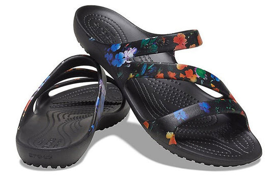 Crocs (WMNS) Kadee Casual Sandals Tie Dye Black 206894-001 Crocs (WMNS) Kadee Casual Sandals Tie Dye Black 206894-001