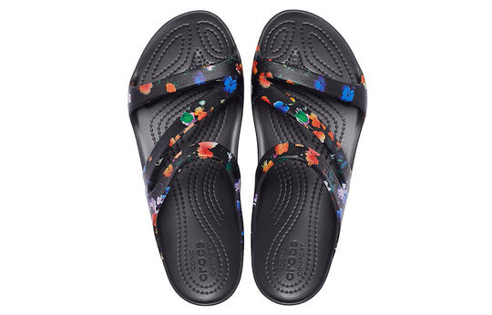 Crocs (WMNS) Kadee Casual Sandals Tie Dye Black 206894-001 Crocs (WMNS) Kadee Casual Sandals Tie Dye Black 206894-001