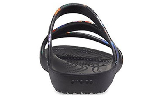 Crocs (WMNS) Kadee Casual Sandals Tie Dye Black 206894-001 Crocs (WMNS) Kadee Casual Sandals Tie Dye Black 206894-001
