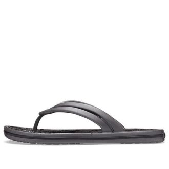 Crocs (WMNS) Leopard printing Flip-Flops Shoe Black 206490-02W