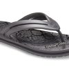 Crocs (WMNS) Leopard printing Flip-Flops Shoe Black 206490-02W