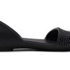 Crocs (WMNS) Lina Embellished D”Orsay Flat “μαύρο” 204361-060
