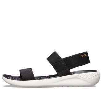 Crocs (WMNS) LiteRide Fashion Μαύρα σανδάλια 205106-066