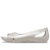 Crocs (WMNS) Minimalistic Casual Flat Λευκά σανδάλια 206106-018