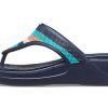 Crocs (WMNS) Monterey Bead Strap Wedge “Dark Blue” 206641-4HQ Crocs (WMNS) Monterey Bead Strap Wedge “Dark Blue” 206641-4HQ