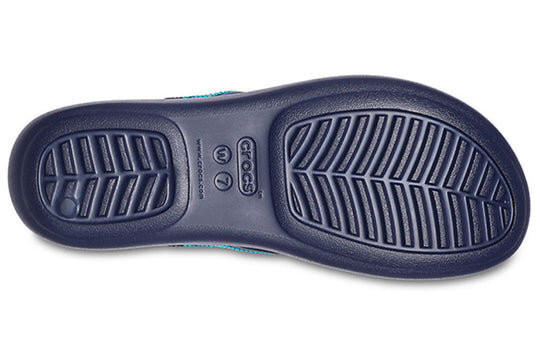 Crocs (WMNS) Monterey Bead Strap Wedge “Dark Blue” 206641-4HQ Crocs (WMNS) Monterey Bead Strap Wedge “Dark Blue” 206641-4HQ