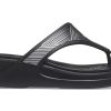 Crocs (WMNS) Monterey Metallic Stylish Μαύρες Παντόφλες 206850-001