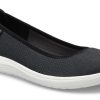 Crocs (WMNS) Reviva Cozy Breathable Low Tops Athleisure Casual Αθλητικά Παπούτσια Μαύρο Λευκό 205880-066