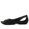 Crocs (WMNS) Serena Fashion Stylish μαύρα σανδάλια 206106-001