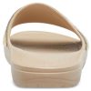 Παντόφλες Crocs (WMNS) Sloane Shine Low Slide Minimalistic Casual Flat καφέ χρυσό χρώμα “Brown Gold” 206921-212