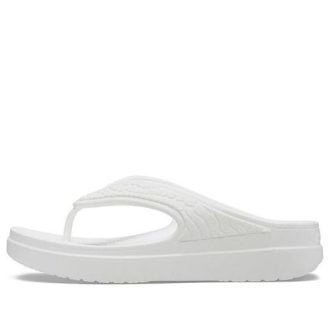 Crocs (WMNS) Sloane Snake Ελαφριές, ζεστές αθλητικές παντόφλες λευκές 206918-100