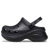 Crocs (WMNS) Small Whale Retro Crocs Thick Sole Black Sandals 206302-001 Crocs (WMNS) Small Whale Retro Crocs Thick Sole Black Sandals 206302-001
