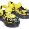 Crocs (WMNS) Κλασικό τσόκαμα Smiling Face Κομψά φλατ αθλητικά κίτρινα σανδάλια 207271-90H