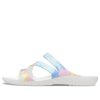 Crocs (WMNS) Swiftwater Crocs Casual πολύχρωμα σανδάλια βαφής γραβάτα “White” 206894-928 Crocs (WMNS) Swiftwater Crocs Casual πολύχρωμα σανδάλια βαφής γραβάτα “White” 206894-928