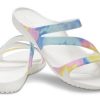 Crocs (WMNS) Swiftwater Crocs Casual πολύχρωμα σανδάλια βαφής γραβάτα “White” 206894-928 Crocs (WMNS) Swiftwater Crocs Casual πολύχρωμα σανδάλια βαφής γραβάτα “White” 206894-928