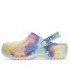 Crocs (WMNS) Κλασικά τσόκαρα Σύννεφα Tie Dye Εκτύπωση Ελαφριά άνετα αθλητικά σανδάλια Ροζ Μπλε 207151-94S