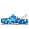 Crocs (WMNS) USA Pattern Printing Ελαφρύ άνετα σανδάλια μπλε κόκκινο 205974-94S