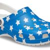 Crocs (WMNS) USA Pattern Printing Ελαφρύ άνετα σανδάλια μπλε κόκκινο 205974-94S
