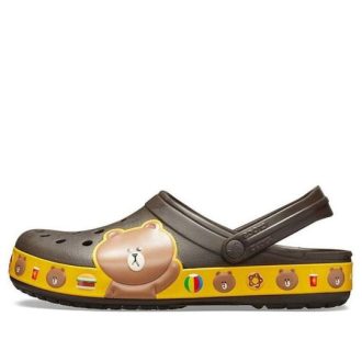 Crocs x Line Friends Beach Brown Unisex σανδάλια 205791-206
