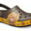 Crocs x Line Friends Beach Brown Unisex σανδάλια 205791-206