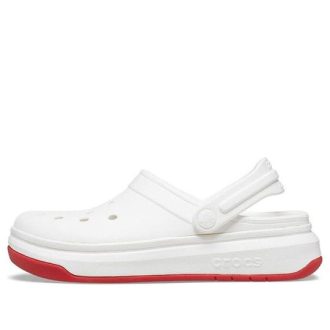 Σανδάλια Crocsband Full Force Thick Sole White Red Unisex 206122-100