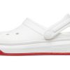 Σανδάλια Crocsband Full Force Thick Sole White Red Unisex 206122-100 Σανδάλια Crocsband Full Force Thick Sole White Red Unisex 206122-100