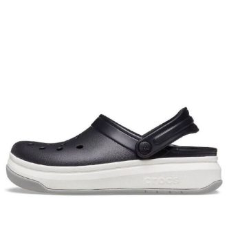 Σανδάλια με χοντρή σόλα Crocsband Full Force Μαύρα Λευκά Unisex 206122-066