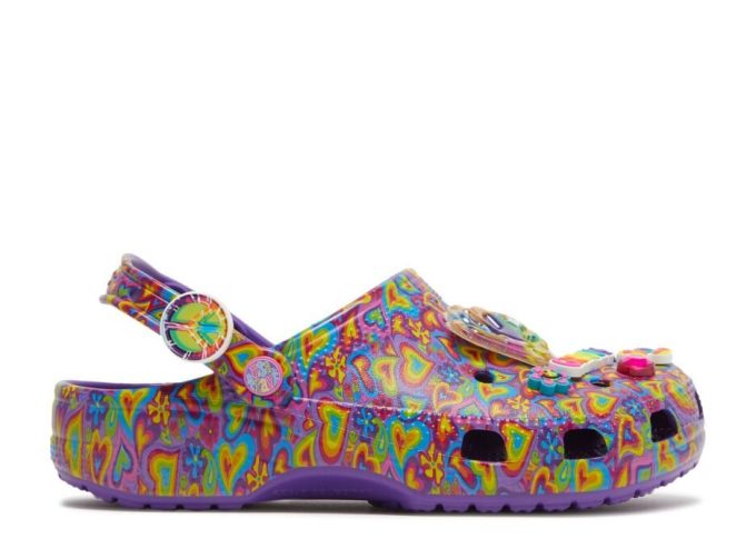Lisa Frank x Classic Clog “Neon Purple Multi Hearts” Lisa Frank x Classic Clog “Neon Purple Multi Hearts”